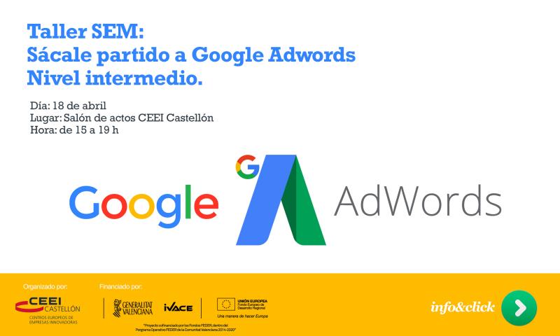 Invitacin: Taller SEM "Scale partido a Google Adwords" (nivel intermedio)