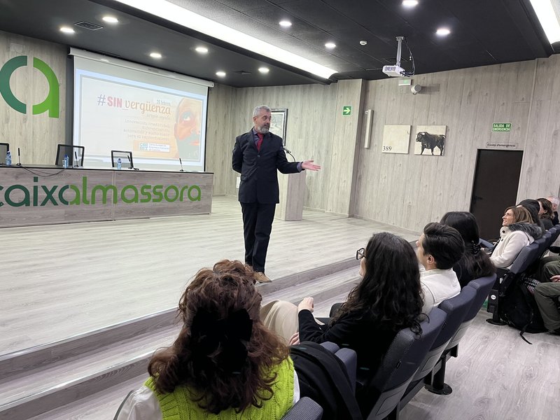 Sergio Ayala en el IX Certamen Fomento Espíritu Emprendedor Almassora