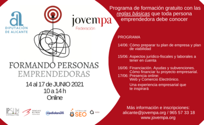 Formando Personas Emprendedoras Junio