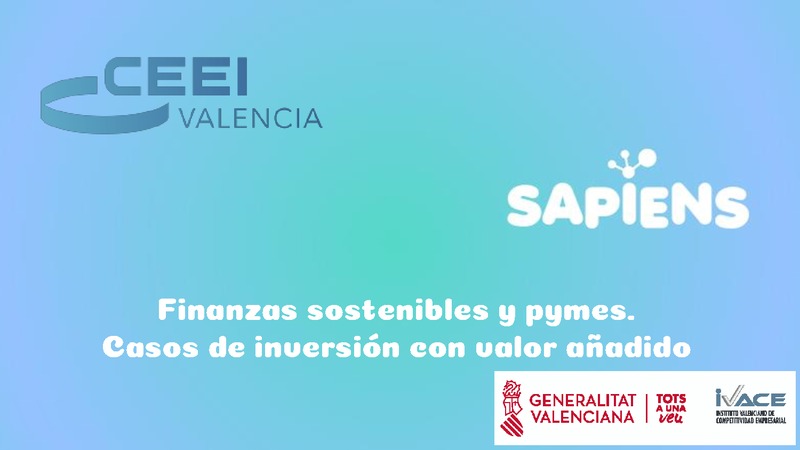 Presentacin Olivia Fontanillo de Sapiens Energa 'Finanzas sostenibles y pymes. Casos de inversin con valor aadido'