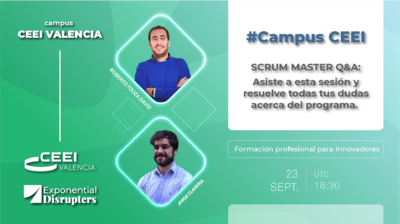 Scrum Master: Asiste a esta sesin y resuelve todas tus dudas acerca del programa