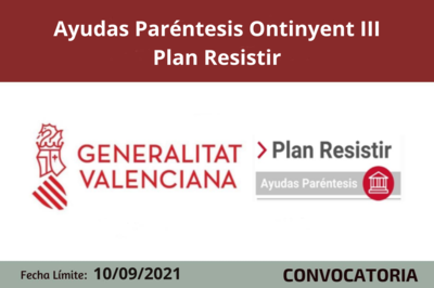 Ayudas Parntesis Ontinyent III - Plan Resistir