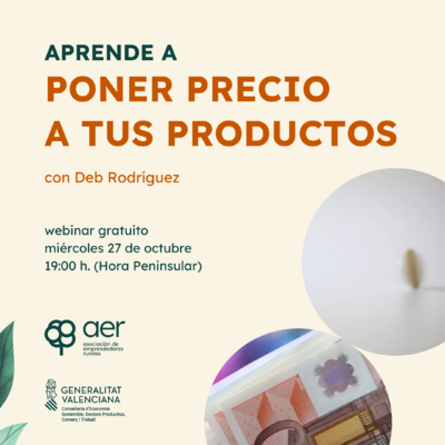 Webinar: Aprende a poner precio a tus productos/servicios