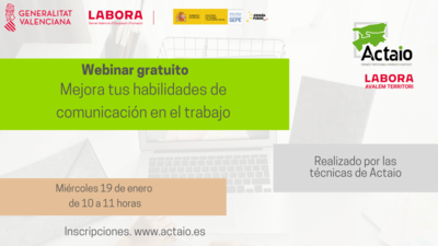 Webinar "Mejora tus habilidades de comunicacin en el trabajo"