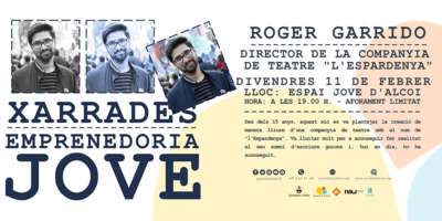 Xarrades emprenedoria jove amb Roger Garrido