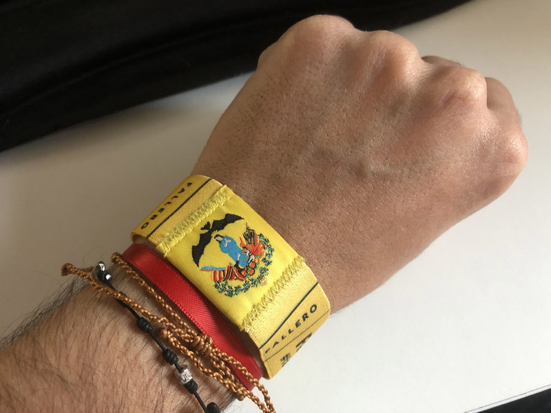 Pulsera inteligente en las fallas de Valencia