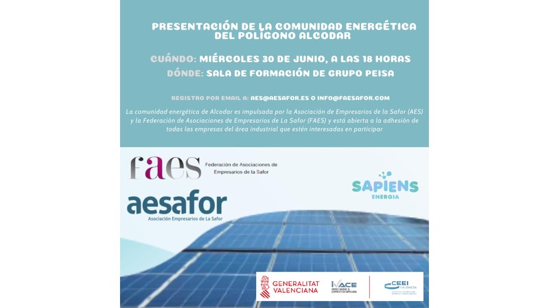 Presentacin Comunidad Energtica del Polgono Alcodar