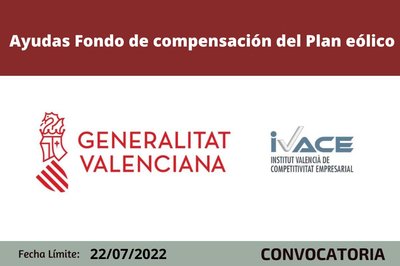 Ayudas en el marco del Fondo de compensacin del Plan elico de la Comunitat Valenciana 2022