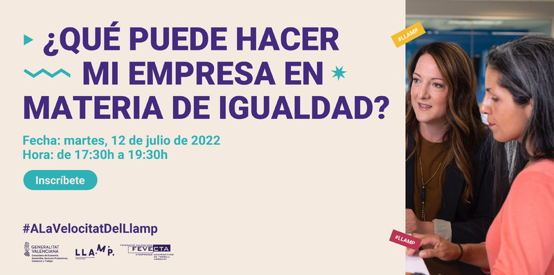 Curso Llamp Ames y Aceleracin 3i: Qu puede hacer mi empresa en materia de igualdad?