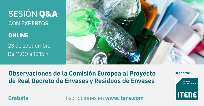 SESIN Q&A EXPERTOS: Observaciones de la Comisin Europea al proyecto de RD de Envases y Residuos de Envases