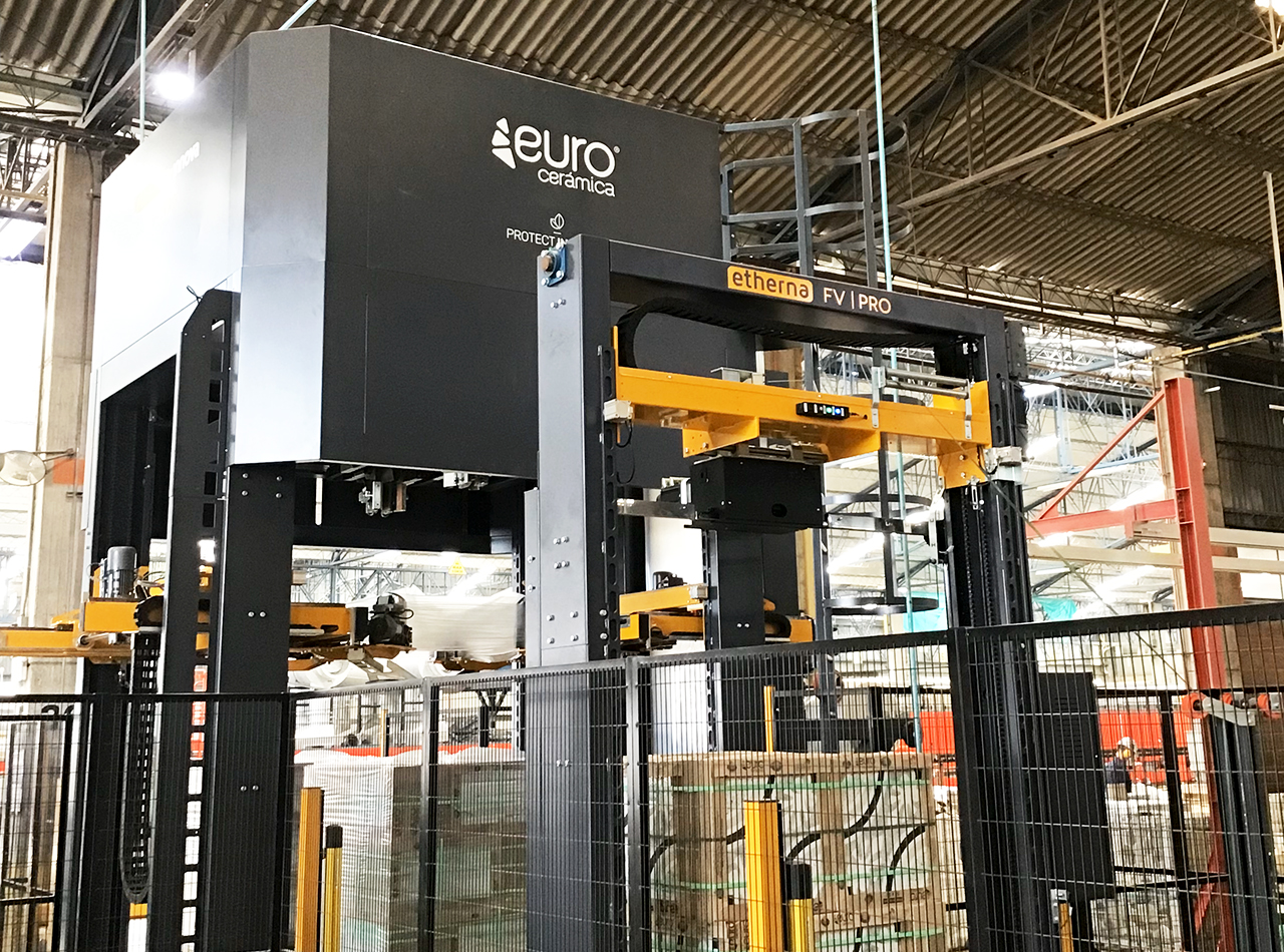 Euroceramica Colombia fully automates its end of line with Innova Group