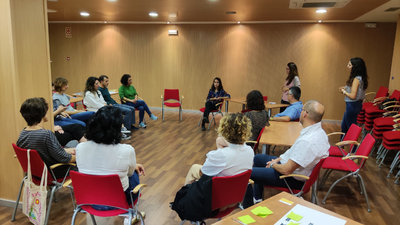 Los emprendedores de LLAMP Ames y LLAMP 3i participan en una sesin de networking para crear proyectos colaborativos