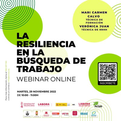 Webinar La resiliencia en la bsqueda de trabajo