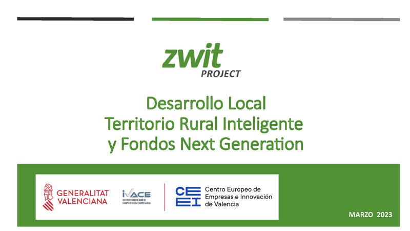 Presentacin Fondos Next Generation: convocatorias esenciales para la transformacin digital y sostenible de las entidades locales