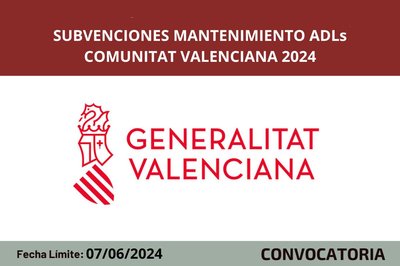 Ayudas para financiar el mantenimiento de los ADLs CV