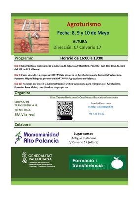 CURSO DE AGROTURISMO