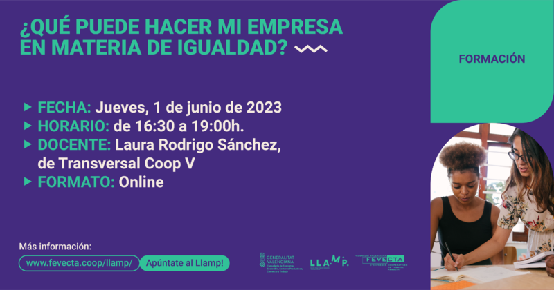 Taller Llamp Ames y 3i: Qu puede hacer mi empresa en materia de igualdad?