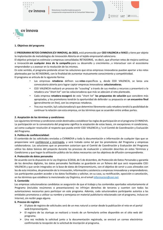 Bases Cv innova