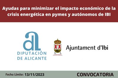 Ayudas para minimizar el impacto econmico de la crisis energtica est suponiendo en pymes y autnomos de IBI