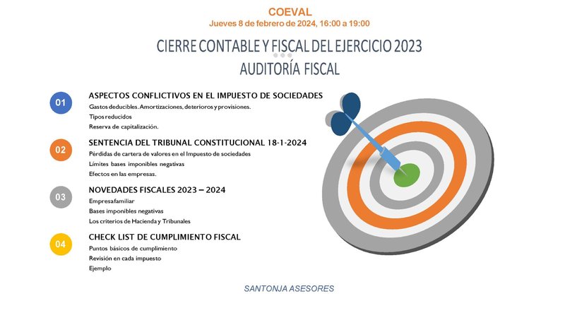 Jornada fiscalidad en Coeval