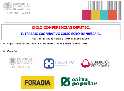 Conferencias UPV alcoy