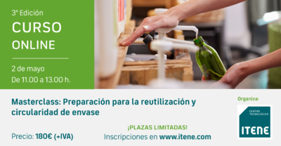 Curso online  Masterclass: Preparacin para la reutilizacin y circularidad de envase