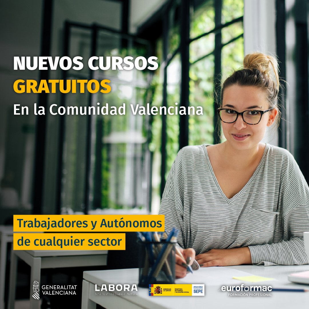 Cursos para trabajadores y autnomos de cualquier sector