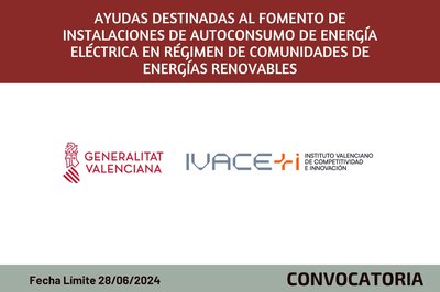 Ayudas destinadas al fomento de instalaciones de autoconsumo de energa elctrica en rgimen de comunidades de energas renovables