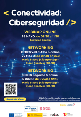 Conectividad y ciberseguridad: Charla y networking