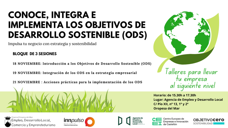 Conoce, integra e implementa los Objetivos de Desarrollo Sostenible (ODS)