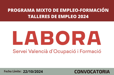 Programa Mixto de empleo-formación. Talleres Empleo 2024