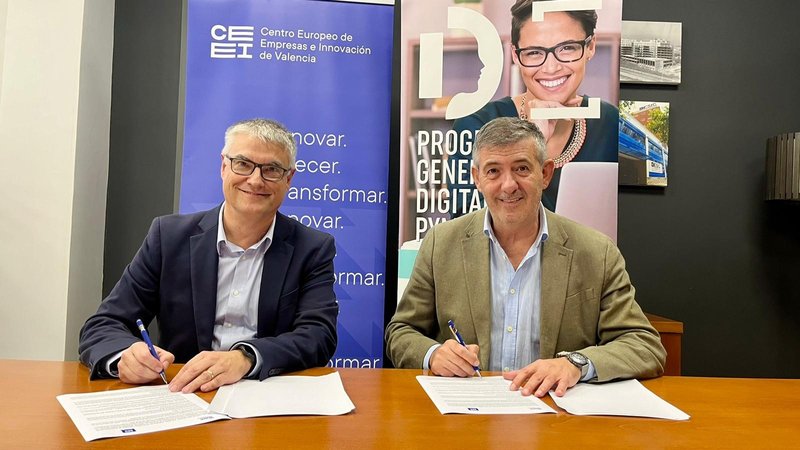 Firma colaboracin CEEI Valencia y ESIC