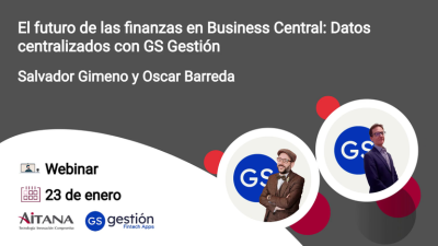 El futuro de las finanzas en Business Central: Datos centralizados con GS Gestin