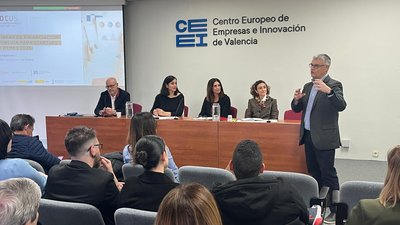 Presentacin de la jornada Lneas de financiacin pblica en Innovacin para startups y pymes a cargo de Ramn Ferrandis, CEO CEEI