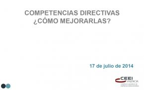 Cmo mejorar las Competencias Directivas