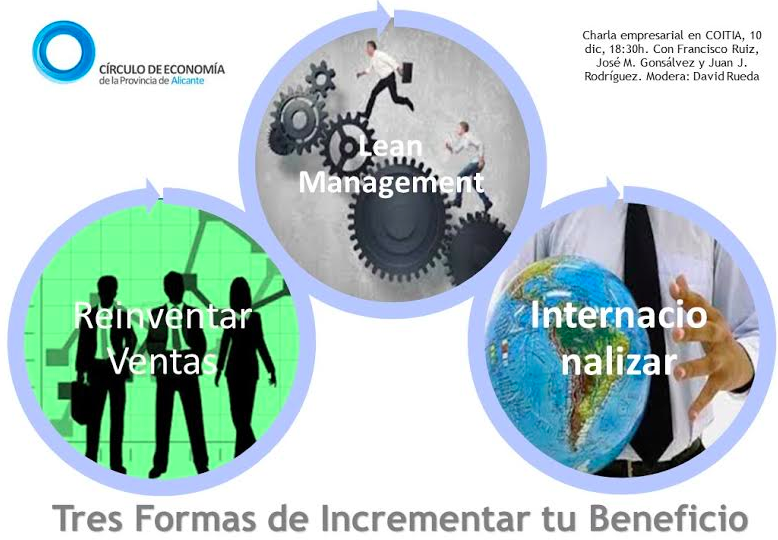 Tres maneras de incrementar el beneficio