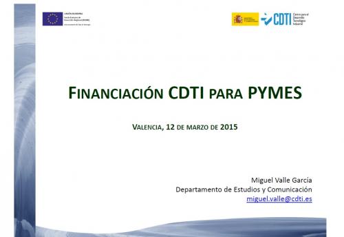 Prstamos CDTI