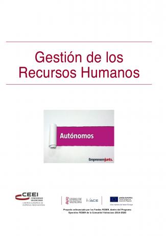 Manual para Autnomos: Gestin de los Recursos Humanos