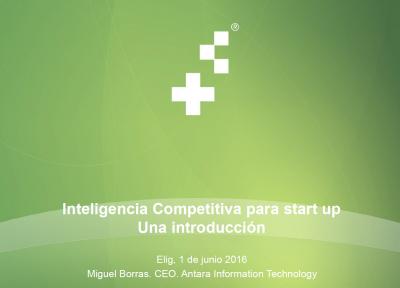 Inteligencia competitiva para start up