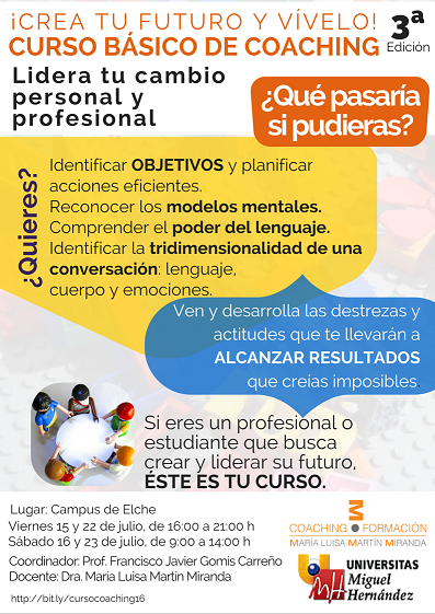 Curso COACHING verano 2016