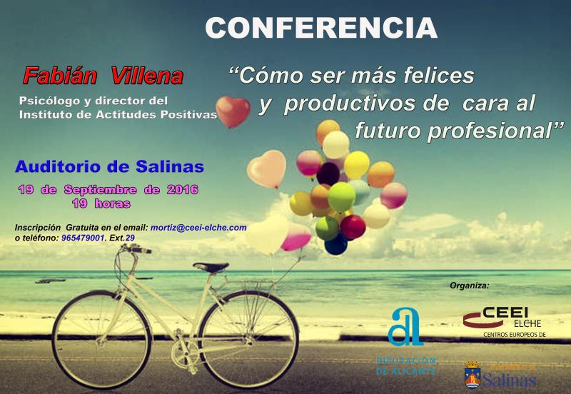 Conferencia como ser ms felices 19.09.16