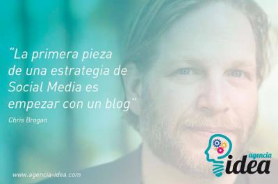 La primera pieza de una estrategia de Social Media, es empezar por un blog