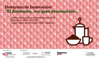 Desayuno de innovacin: "El autnomo, ese gran desconocido"