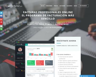 Programa de facturacin online Factura2.com