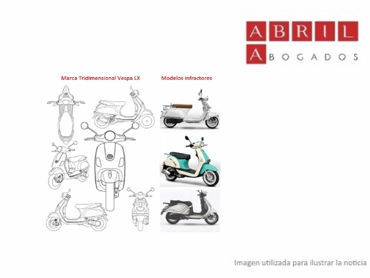 Sentencia Piaggio: distintividad de la marca tridimensional de la Vespa LX y Copyright