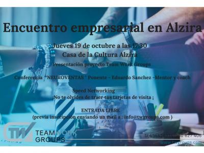 Encuentro empresarial y Speed Networking en Alzira