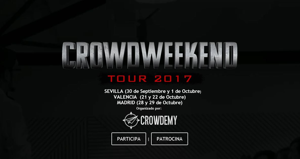 CROWDWEEKEND TOUR LLEGA A VALENCIA PARA FINANCIAR PROYECTOS INNOVADORES