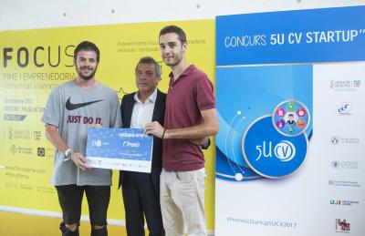 Entrega de premios Concurso 5U CV Startup