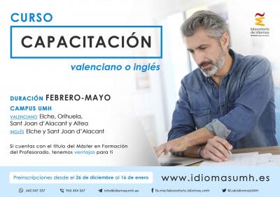 Las clases presenciales comenzarn el 19 de febrero y terminarn la segunda semana de mayo. Las sesiones online tambin empezarn el 19 de febrero