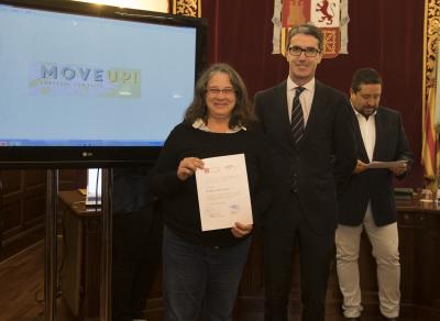 Acto entrega de premios y diplomas Move Up! 2017. Beln Lpez